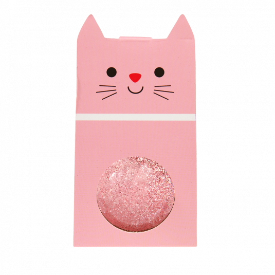 Pink Glitter Bouncy Ball