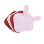 Set of 4 Washable Pink Rabbit Sponge Wipes