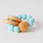 Mint Green Beehive Silicone Teething Toy