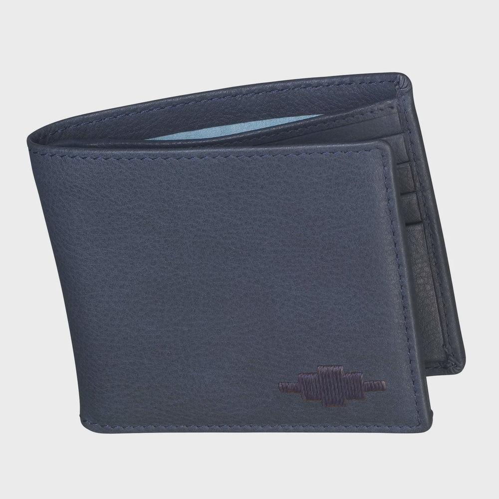 'Dinero' Card Wallet - Navy Leather