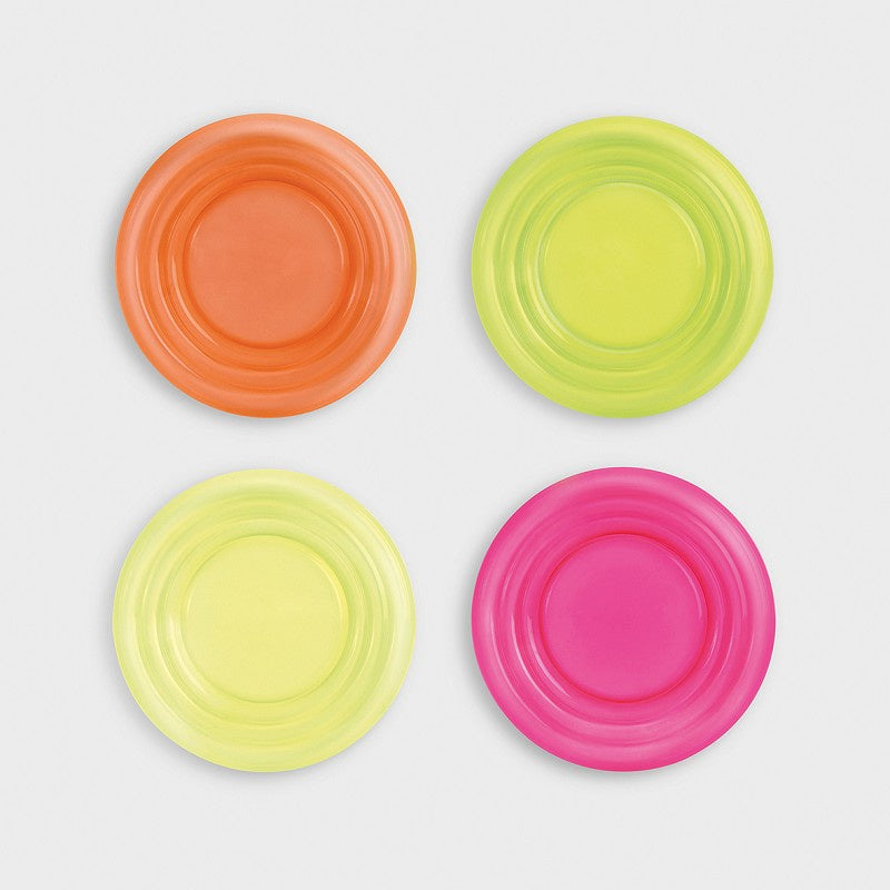 Neon Plates- Set of 4