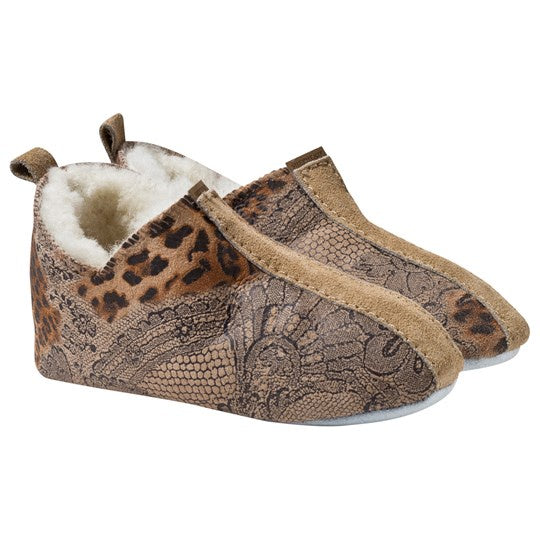 Kids Slippers- Jaguar/Camel