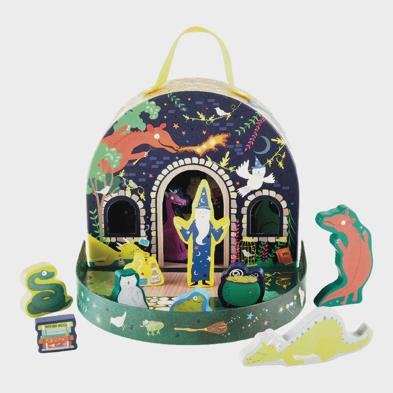 Playbox with Wooden Pieces- Spellbound – Indian Summer London