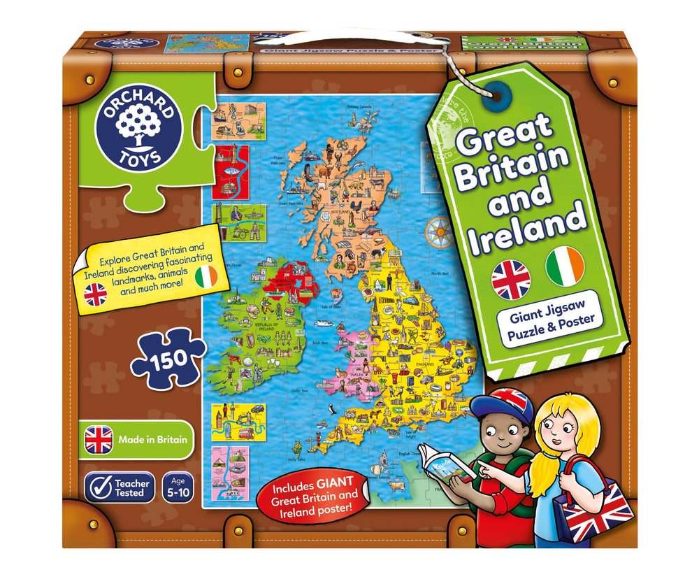 Great Britain and Ireland Giant Jigsaw Puzzle