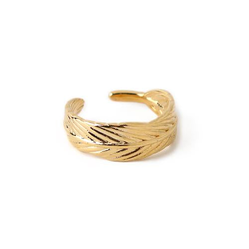 Orelia Feather Wrap Single Ear Cuff