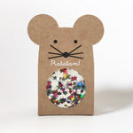 Small Glitter Bouncy Ball - Mouse : Multi Colour