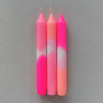Dip Dye Neon Candles- Lollipop Lighthouse
