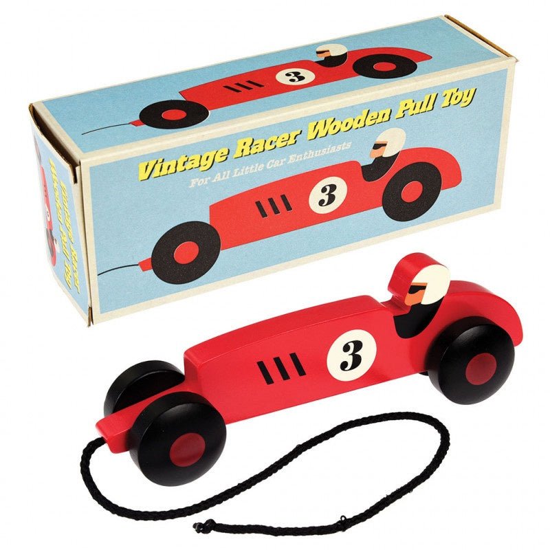 Vintage Racer Pull Along Toy