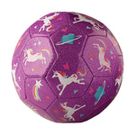 Crocodile Creek Soccer Ball Size 3 - Glitter Unicorn Galaxy