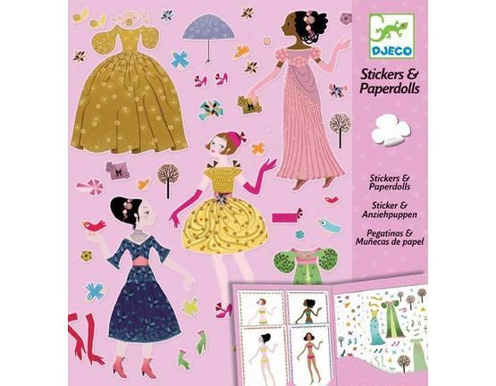 Stickers and Paper Dolls - Dresses for the Seasons