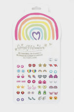 Rainbow Love Sticker Earrings