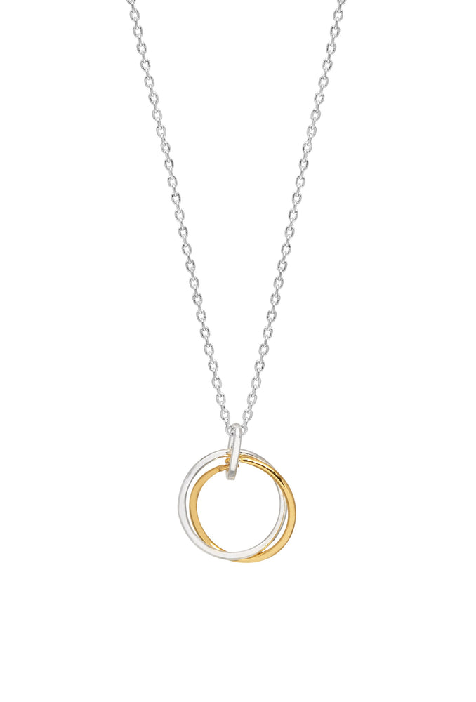 Interlinked Ring Necklace