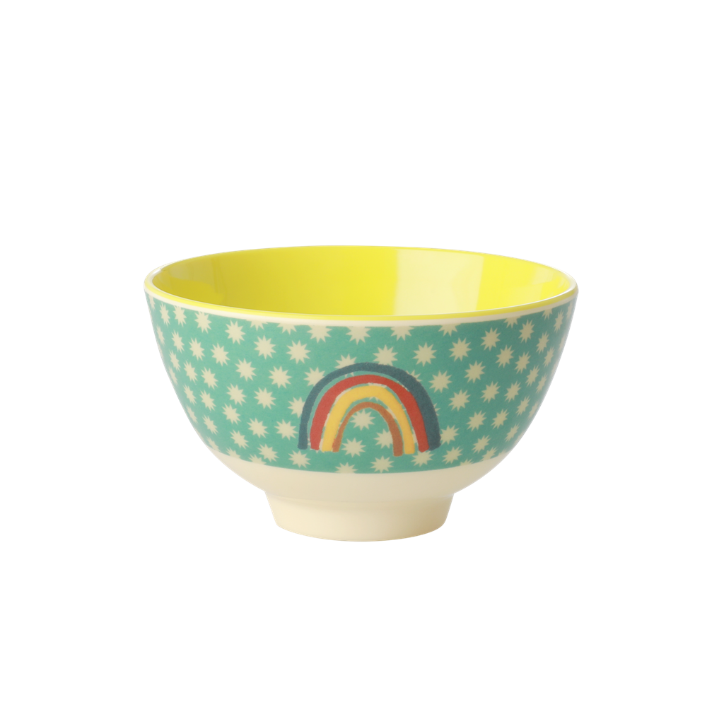 Melamine Kids Bowl with Rainbow and Stars Print - Small – Indian Summer ...