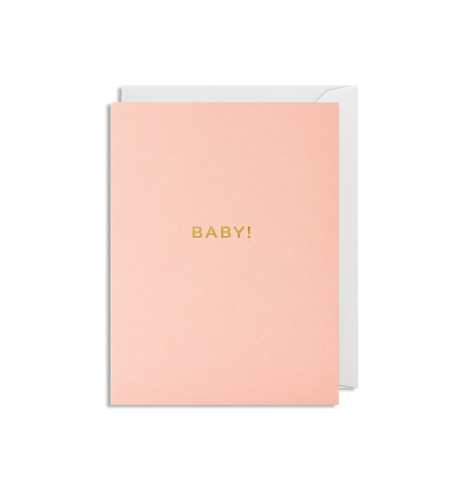 Baby! Pink Mini Card