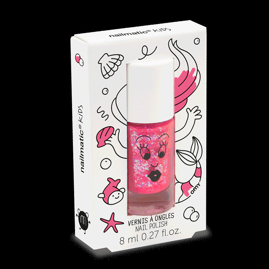 Sissi Glitter Pink Nail Varnish 8ml