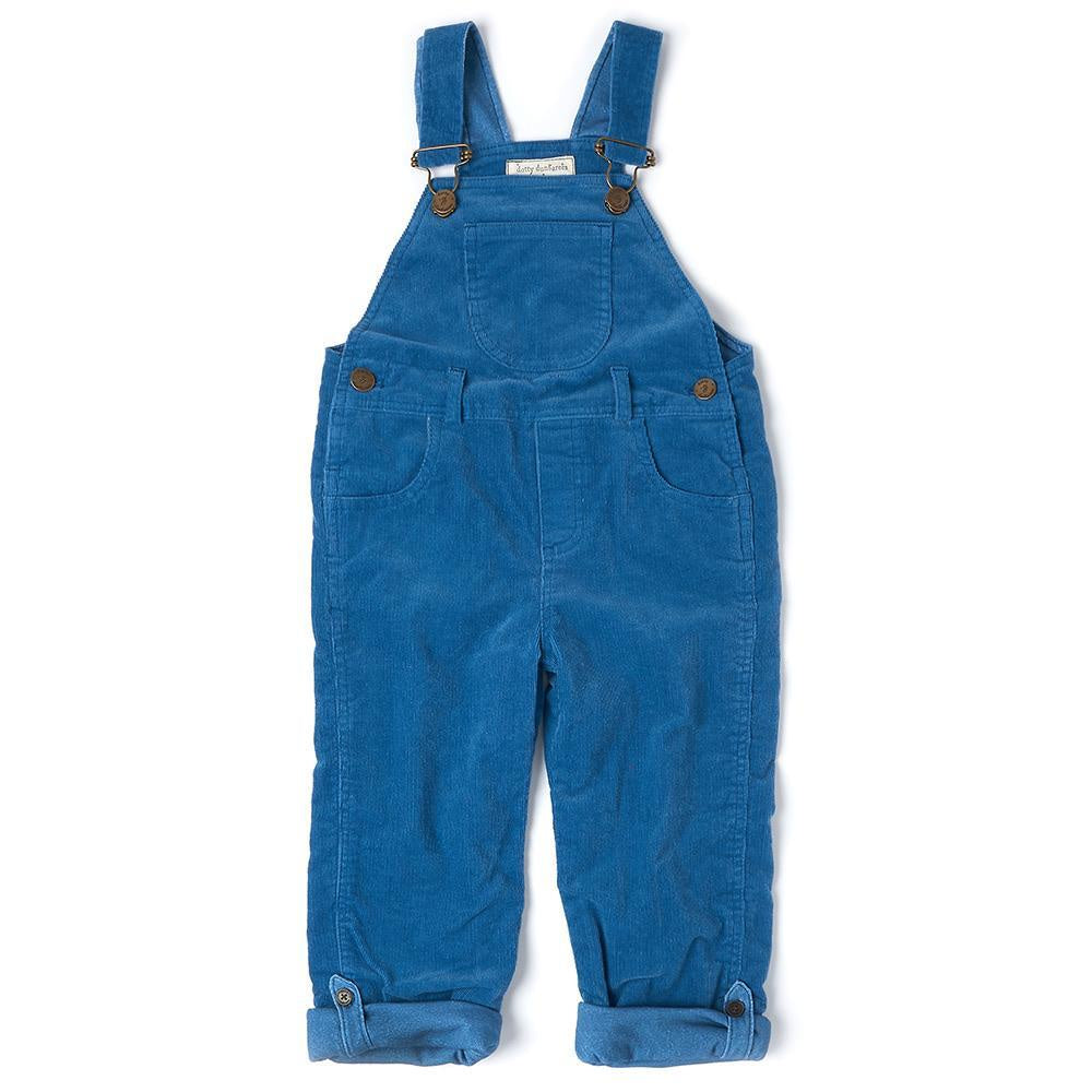 Nordic Blue Cord Dungarees