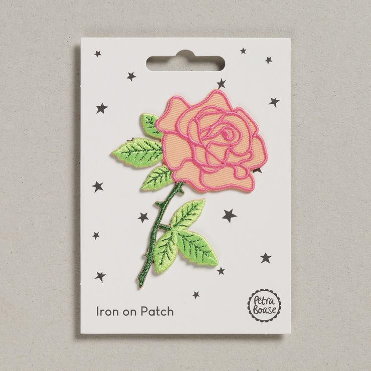 Iron On Patch - Rose