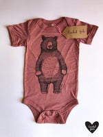 Mr. Bear Baby Vet- Mauve