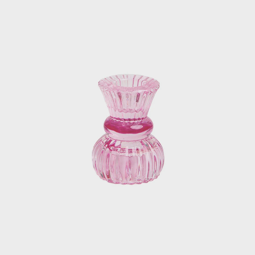 Boho Pink Small Candle Holder