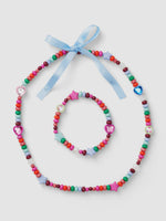 Gem Heart Multi Colour Jewellery Set