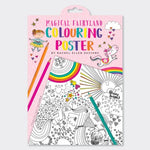 Colouring Poster: Magical Fairy Land