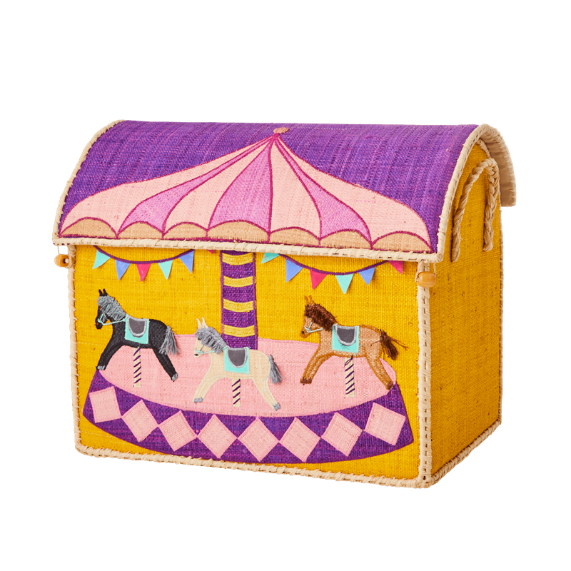 Carousel Toy Basket- Medium