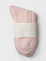 Cashmere Blend Lounge Sock-Soft Pink