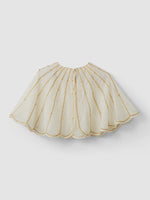 Tulle Sparkle Cape Cream