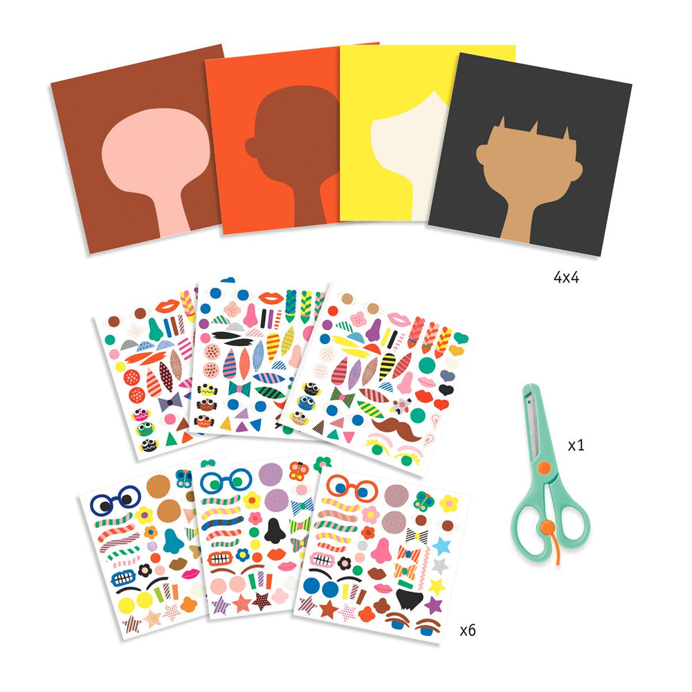 Create with Stickers - Hairdresser