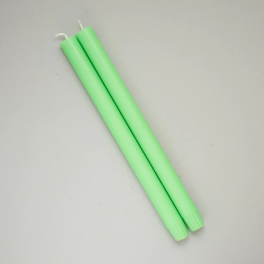 Dining Candle Neon Green