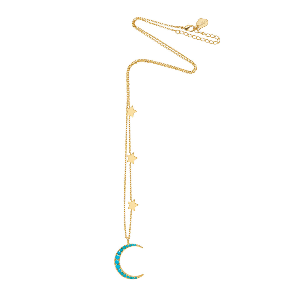 Statement Moon and Stars Necklace