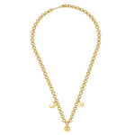 Chunky Chain Celestial Motif Necklace