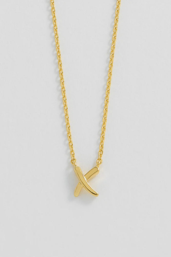 Kiss Gold Necklace