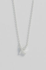 Kiss Silver Necklace