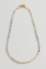 Pastel Rainbow Beaded Necklace