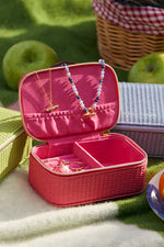 Mini Jewellery Box- Bright Pink