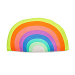 Rainbow Shaped Half Circle Cushion Multicoloured