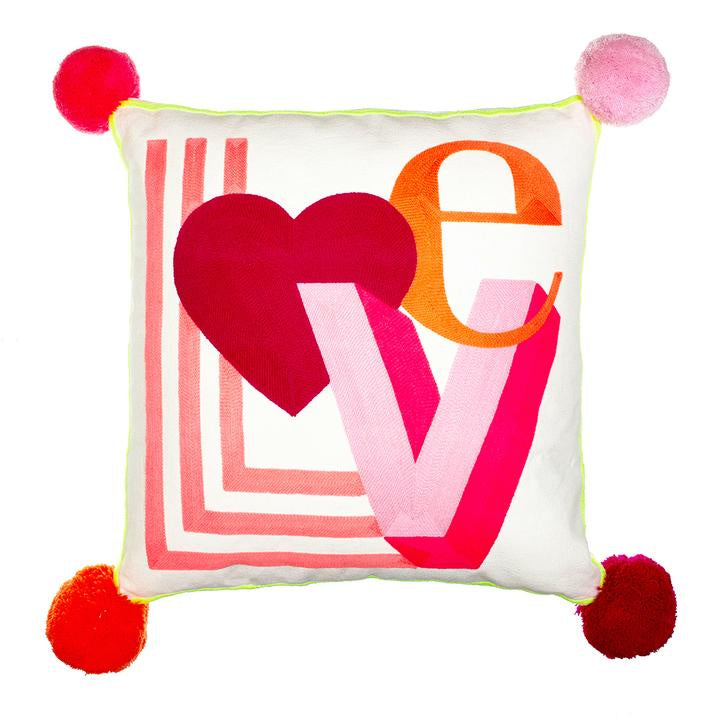 Gigi Love Cushion-Pinks