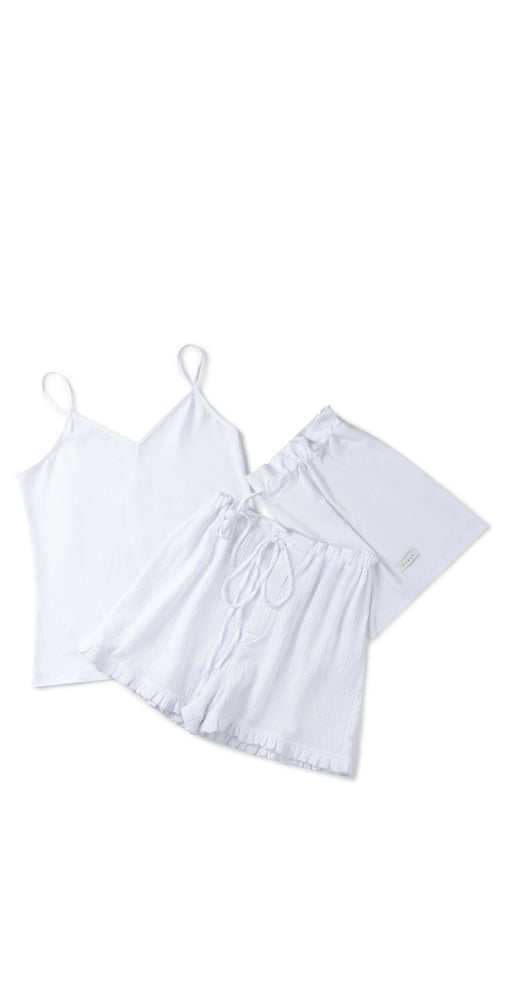 Fern Pyjama Set-White