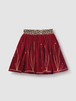 Gemtastic Velvet Skirt