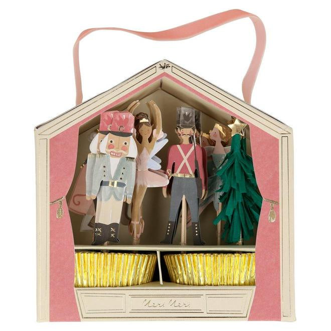 Meri Meri Nutcracker Cupcake Set