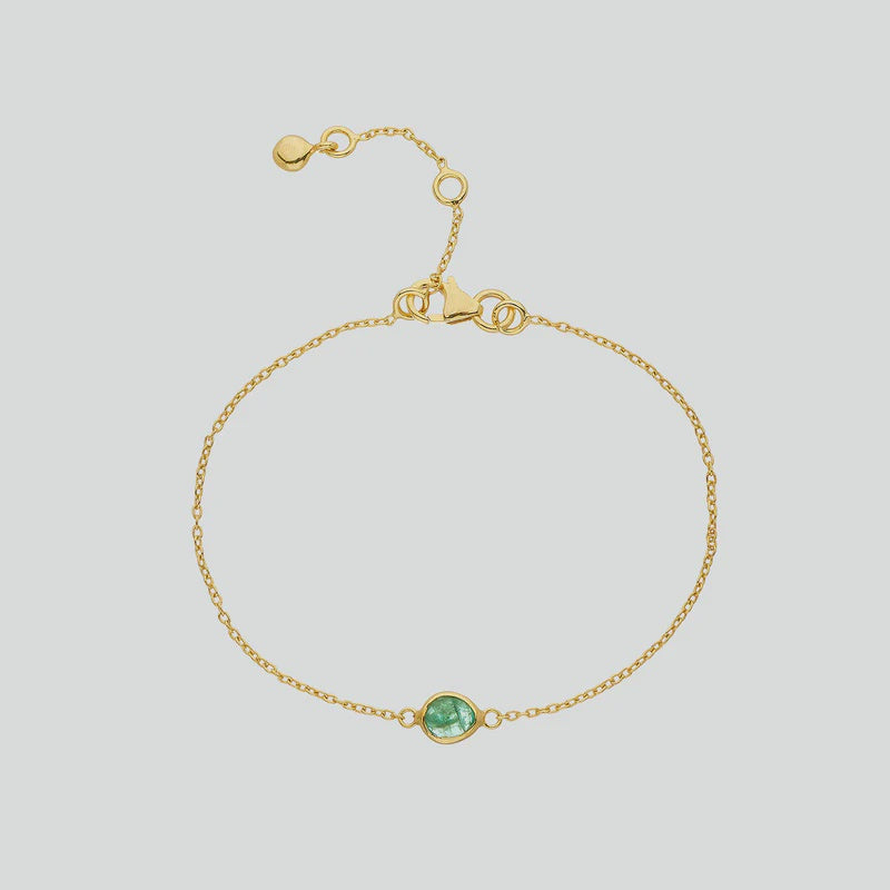 Hampton Emerald and Gold Vermeil Bracelet