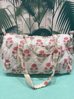Carry On Bag- Coral Floral