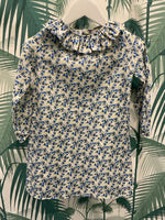Short Blue/Yellow Floral Nighty