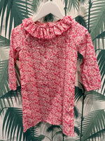 Short Pink Floral Shirt