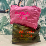 Pink Parsons Green Canvas Bag