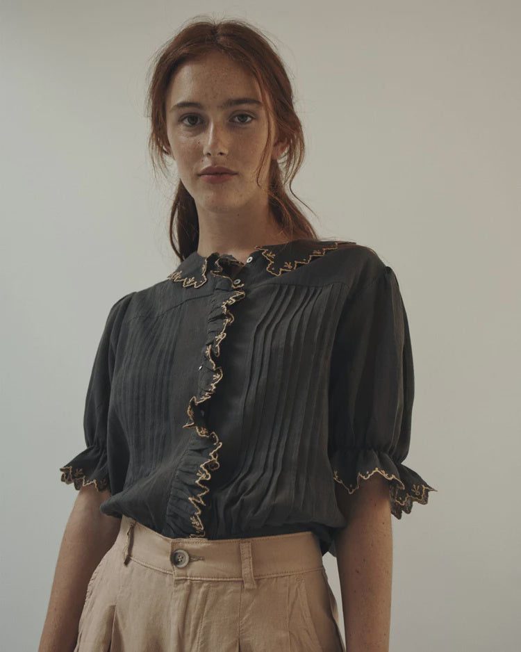 Cotton Embroidered Blouse