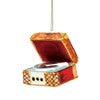 Retro Record Player Shaped Bauble