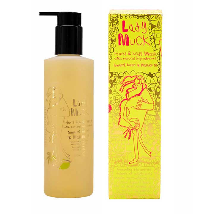 Lady Muck Design Hand and Body Wash with Sweet Basil and Mandarin