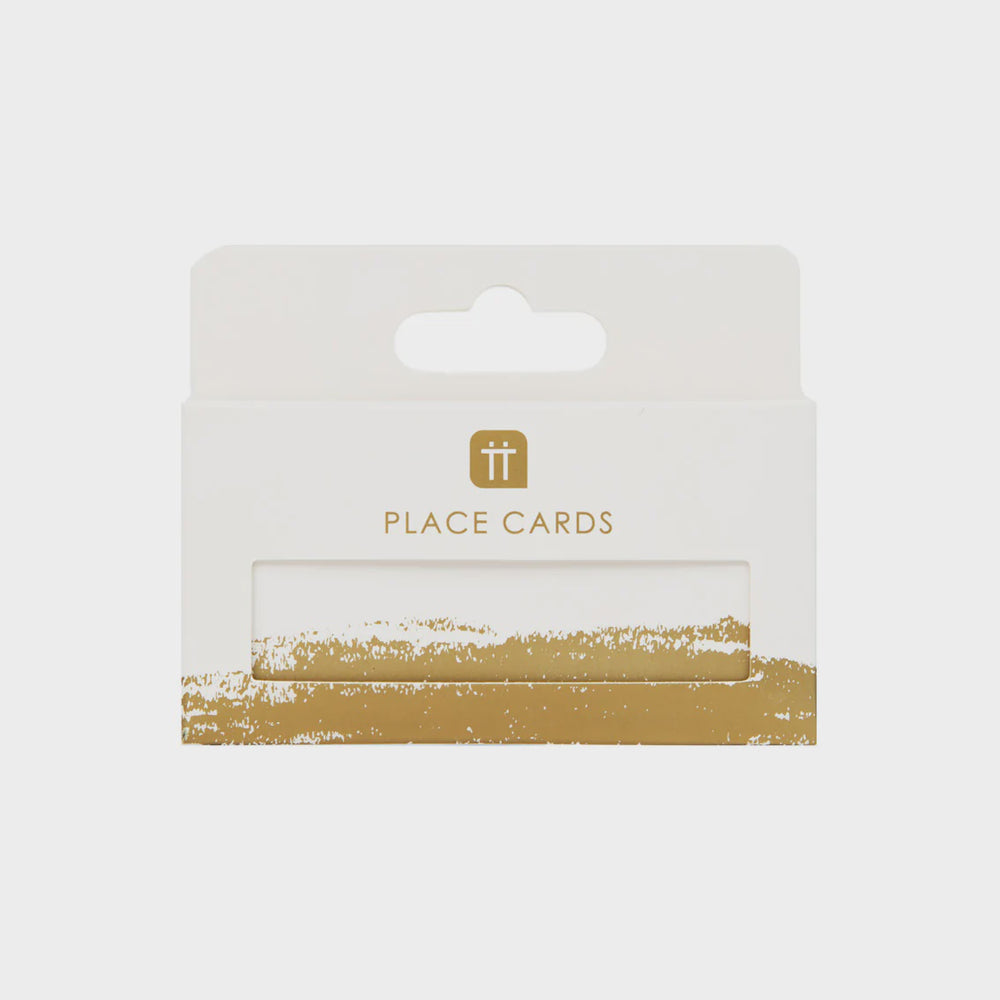 Gold Place Cards - 20 Pack